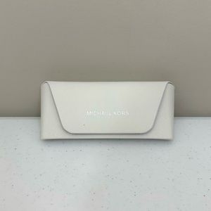 SALE! Michael Kors White Eyeglasses Sunglasses Case